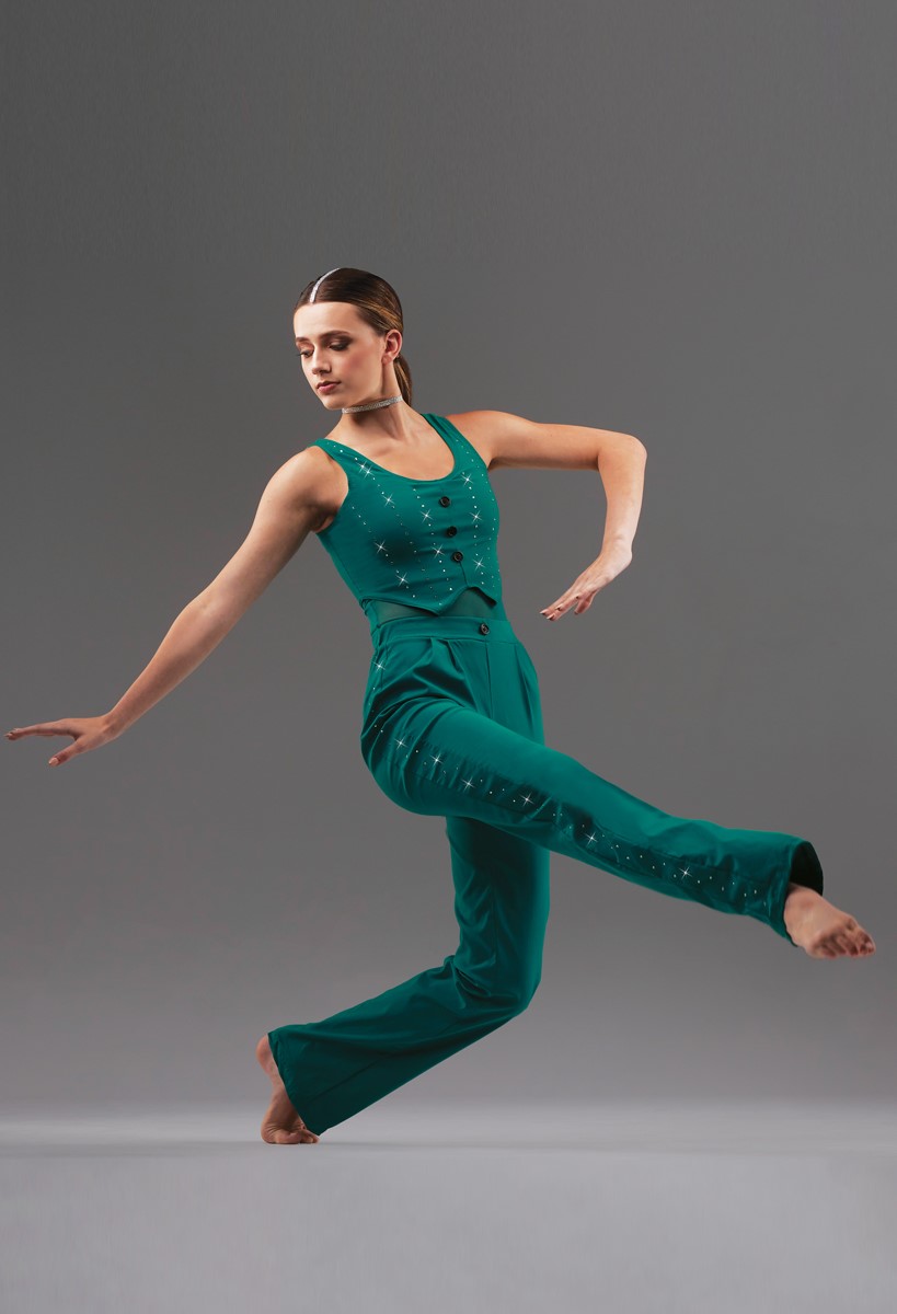 Crystal Pinstripe Jumpsuit Costume | Weissman®