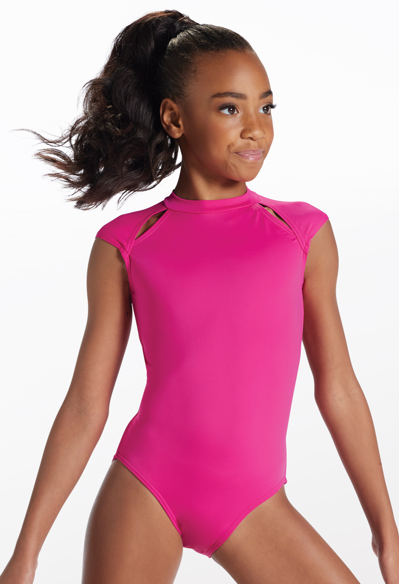 Cutout Shoulder Leotard