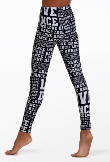 Love Dance Sublimated Print Leggings Balera™ 