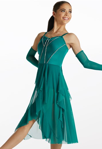 Rhinestone Corset Dress Dance Costume | Weissman®