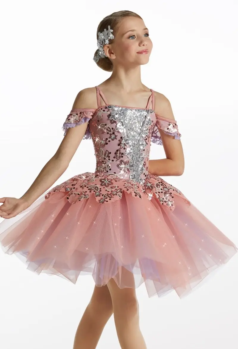 strapless open back dress Sparkle Tutu Dress W/Star main image 1