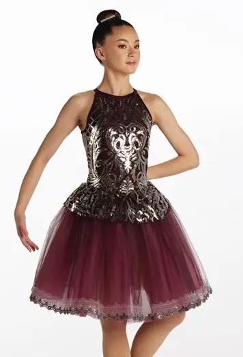 Engineered Sequin Mesh Tutu Dress | Weissman