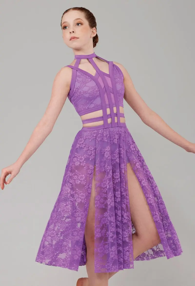 strapless open back dress Short A-Line Homecoming Dress with Lace-Up Corset Back Lilac / 2XLarge