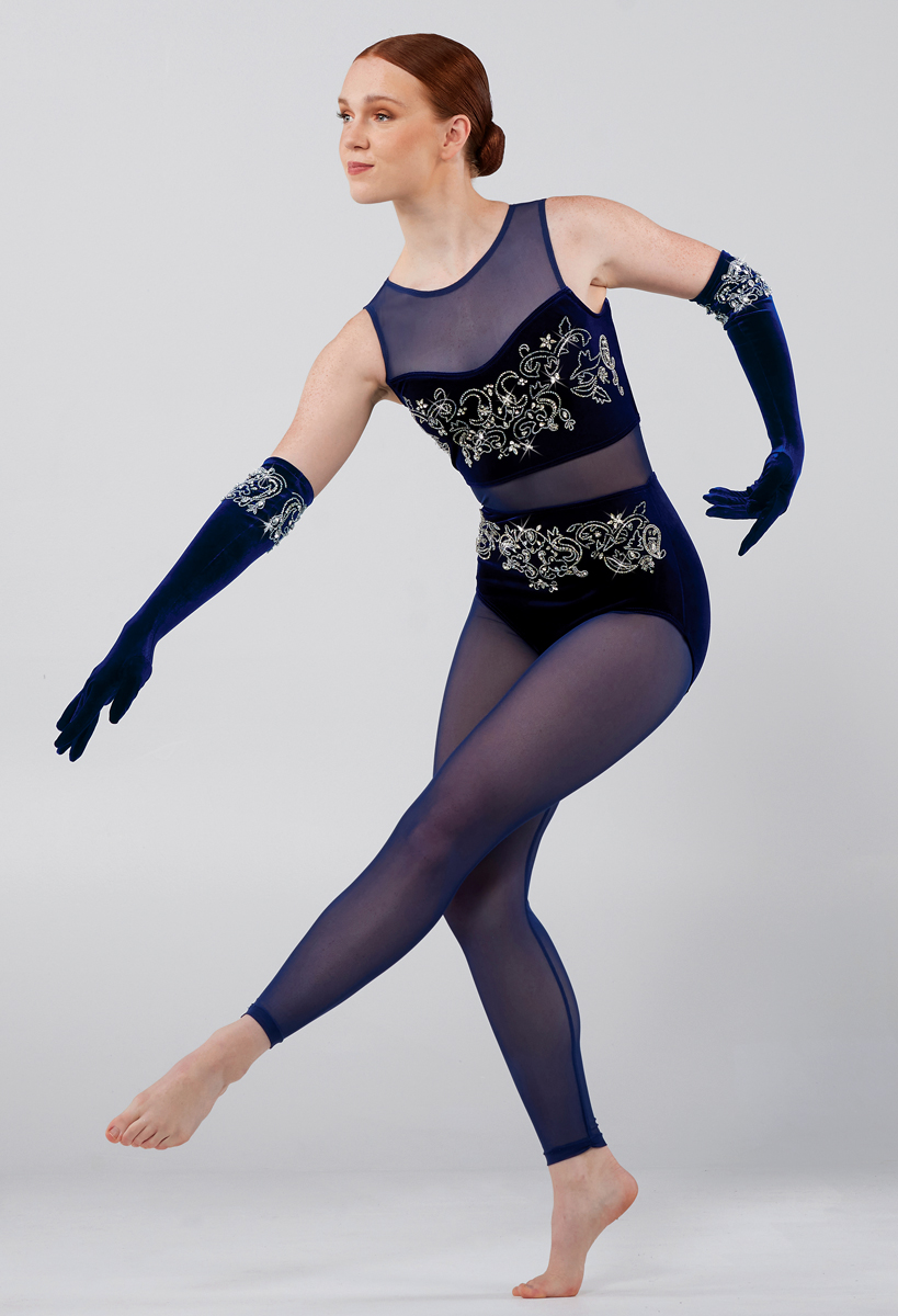 Embroidered Unitard Dance Costume | Weissman®