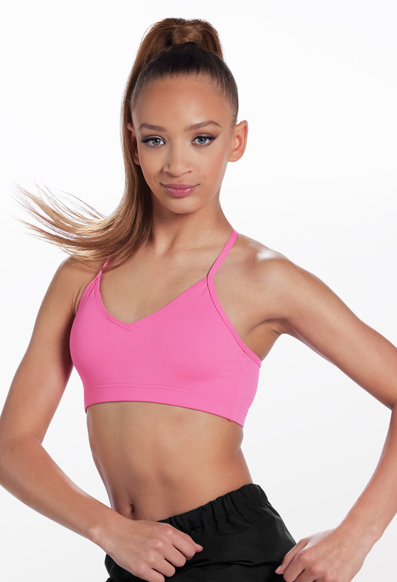 Cross-Back Bra Top For Dance | Weissman®