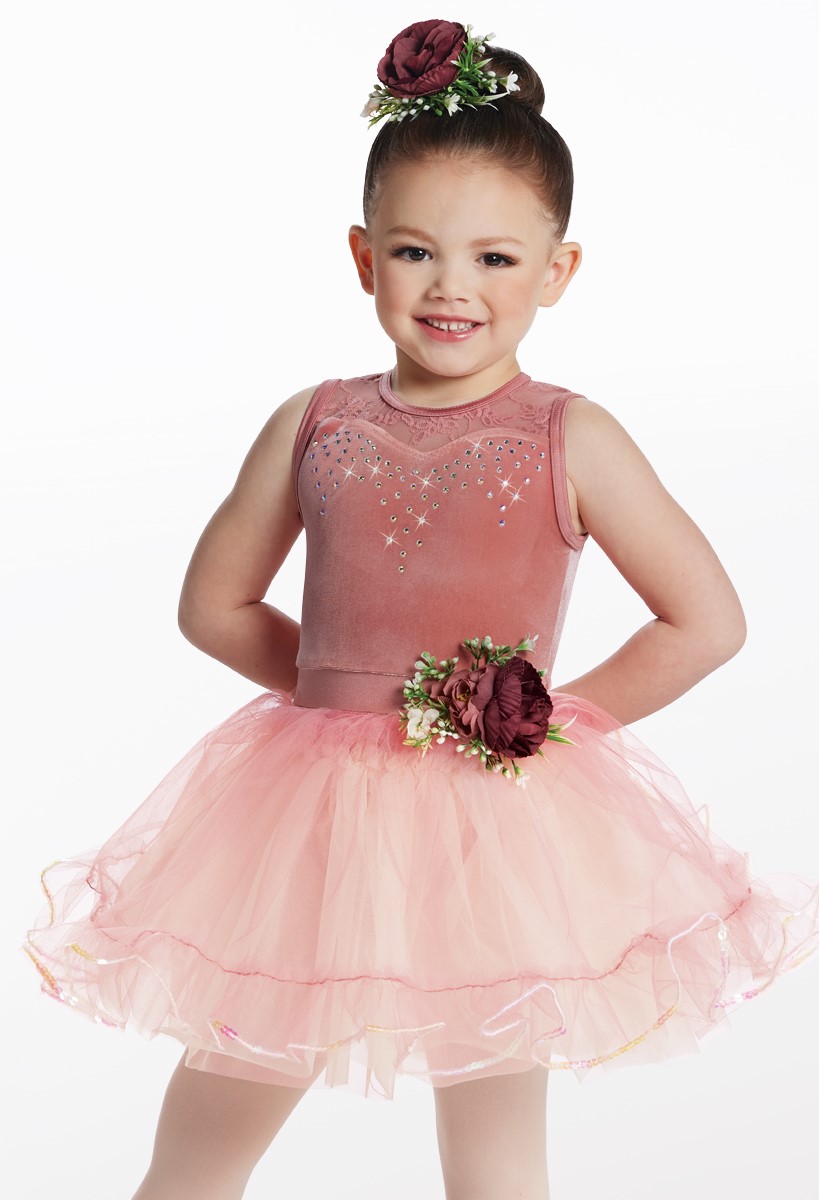 Gold Leaf Applique Dress Dance Costume | Weissman®