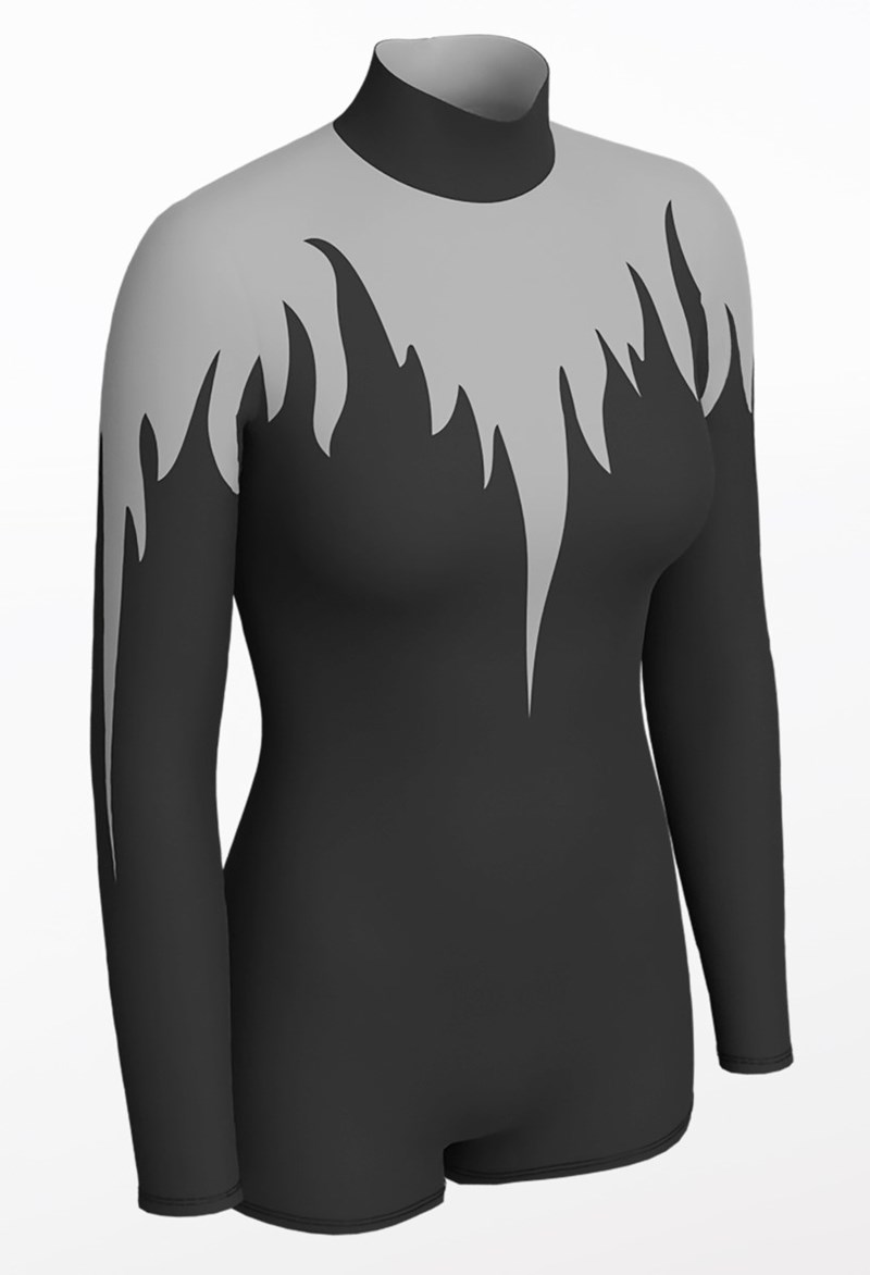 Ignite Print Custom Mockneck Biketard | Weissman®