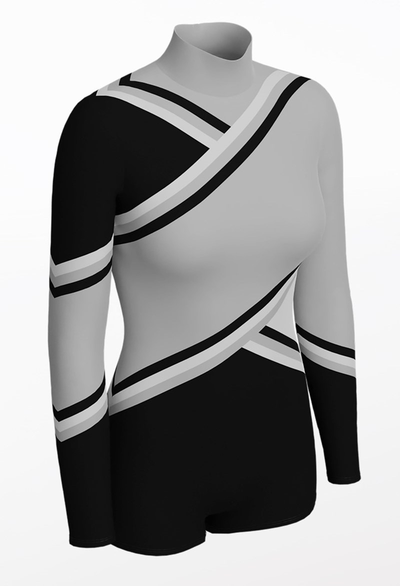 Varsity Print Custom Mockneck Biketard | Weissman®