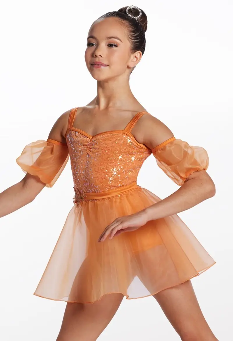 Puff Sleeve Sequin Dress Dance Costume | Weissman