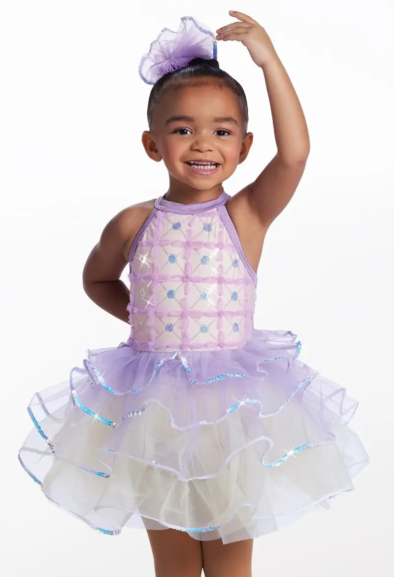 purple and white tutu dress Crochet Baby Tutu Dress: Purple Flower Girl Outfit