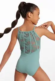 Mesh Back Camisole Leotard