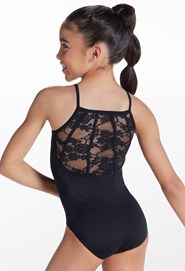 Lace Back Camisole Leotard