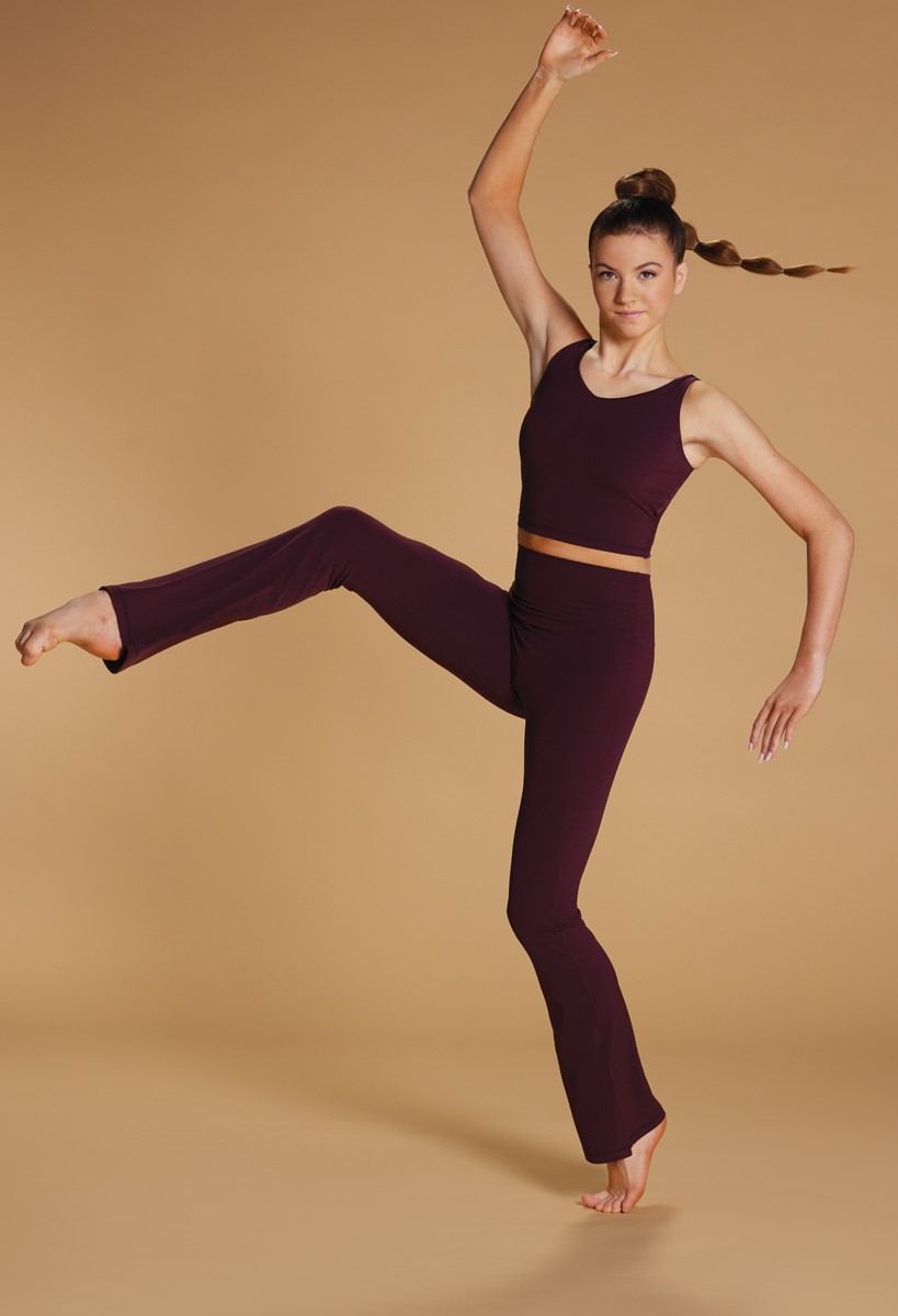 FlexTek Soft Mid-Rise Flare Leg Pants | FlexTek®