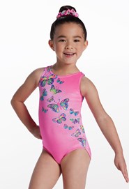 Printed Velvet Leotard