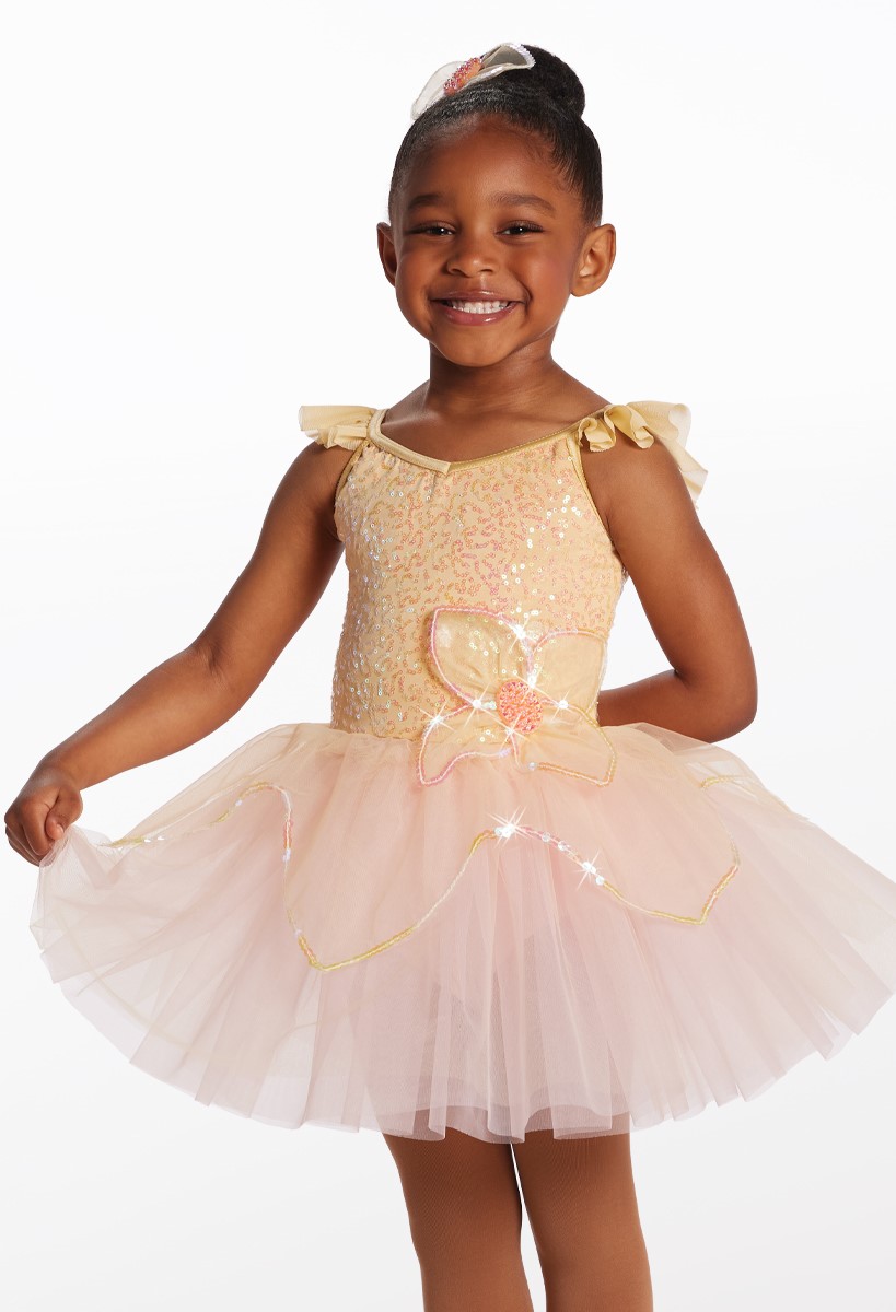 Sequin Flower Dress Kids Dance Costume | Weissman®