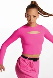 Long Sleeve Bandeau Top