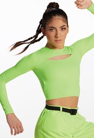 Long Sleeve Cutout Top