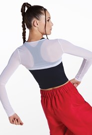 Power Mesh Ultra-Crop Top