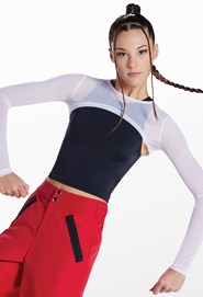 Power Mesh Ultra-Crop Top