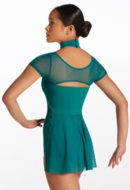 Mesh Bolero Skirted Leotard