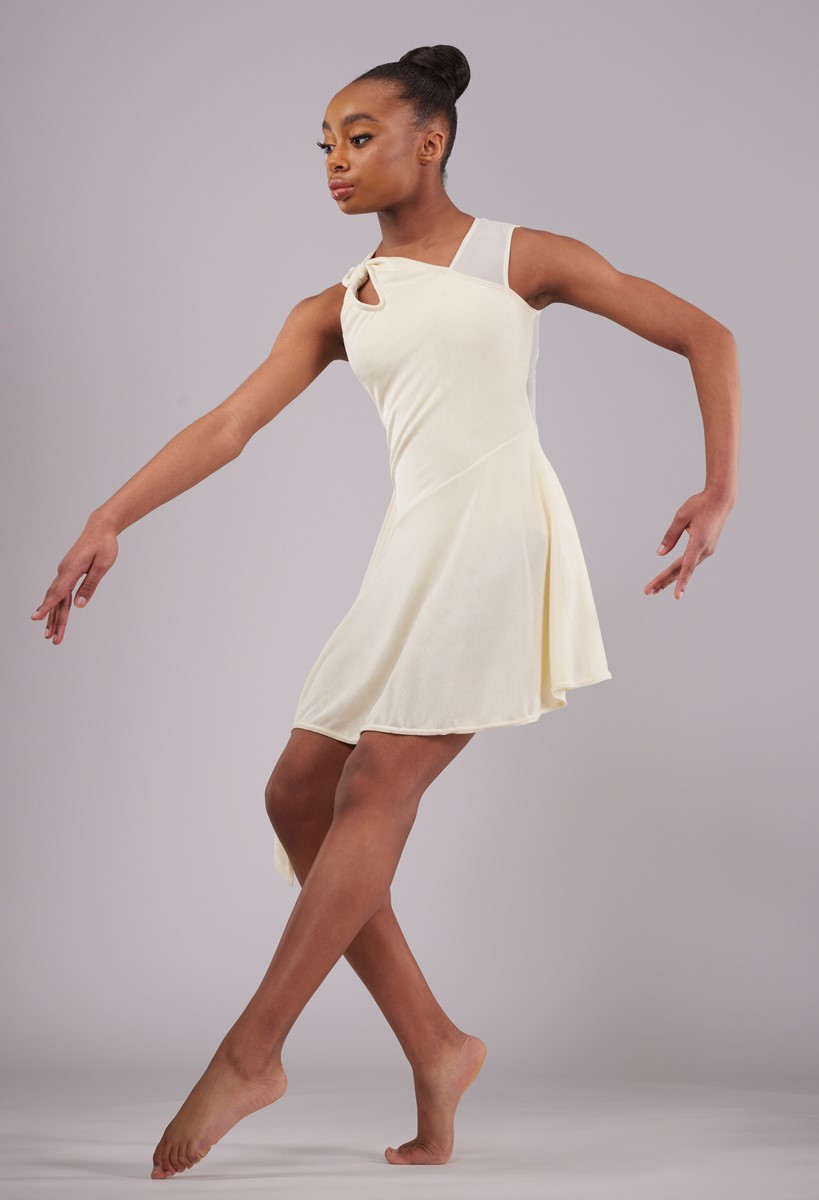 chinese dress ladies Cartagena High-Low Asymmetric Salsa Dress White Selfie Leslie