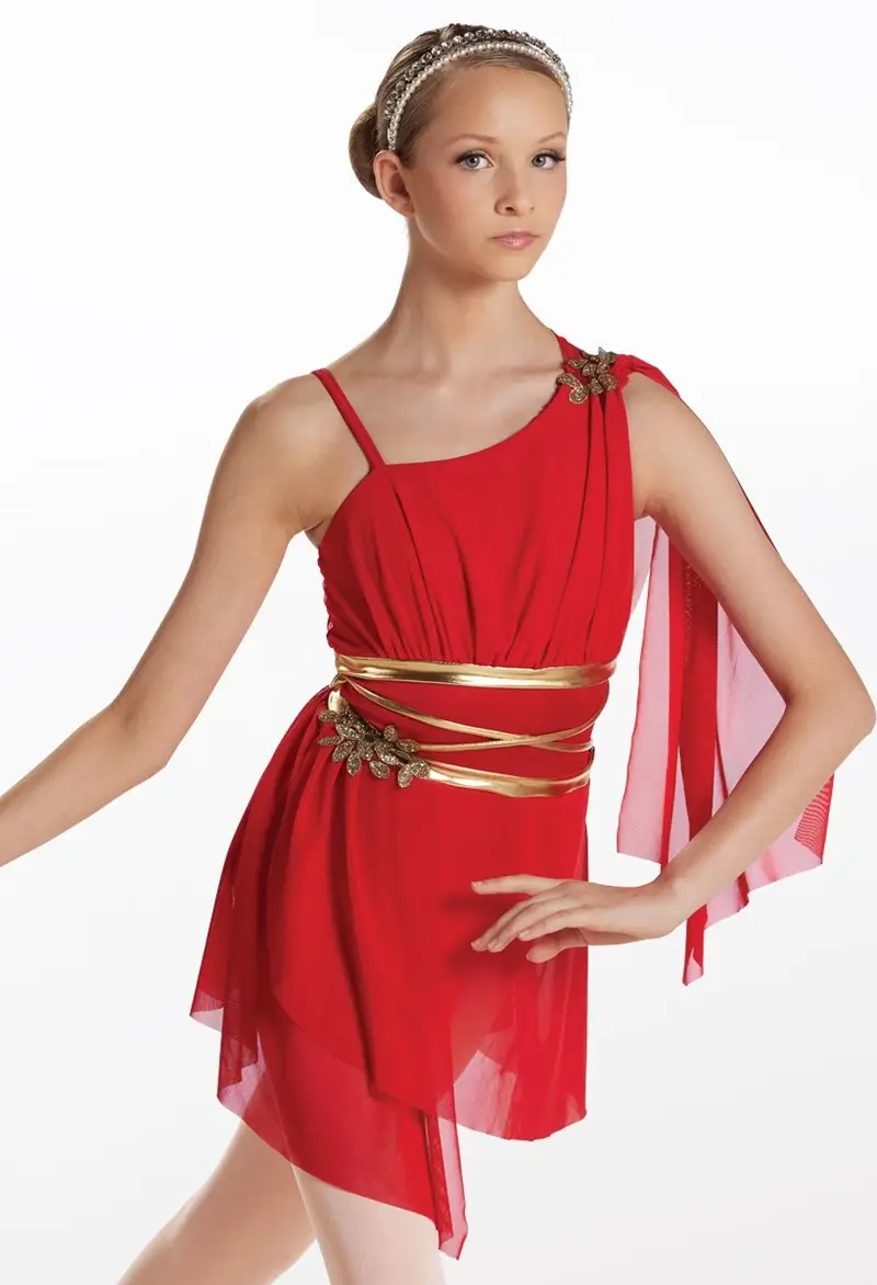 fitted lace wedding dress Kısmet Dress in Red