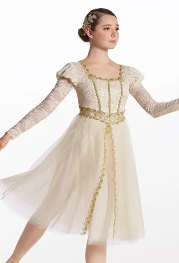 Puff Sleeve Midi Dress Ballet Costume | Weissman