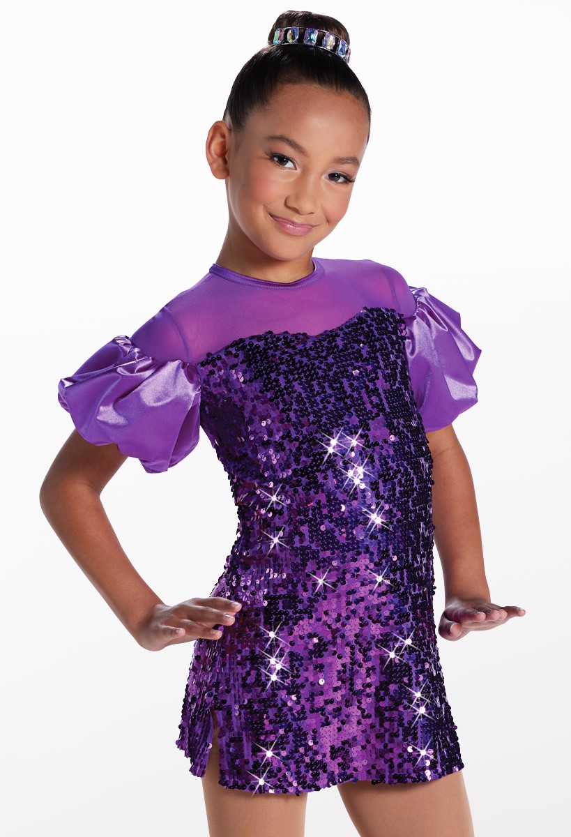 Sequin Puff Sleeve Dress Dance Costume | Weissman®