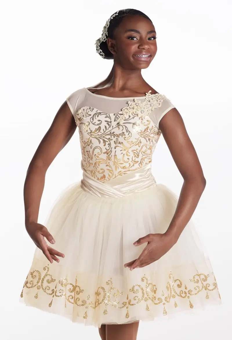 Sequin Scroll Degas Tutu Dance Costume | Weissman Sequin Scroll Degas Tutu Dance Costume | Weissman