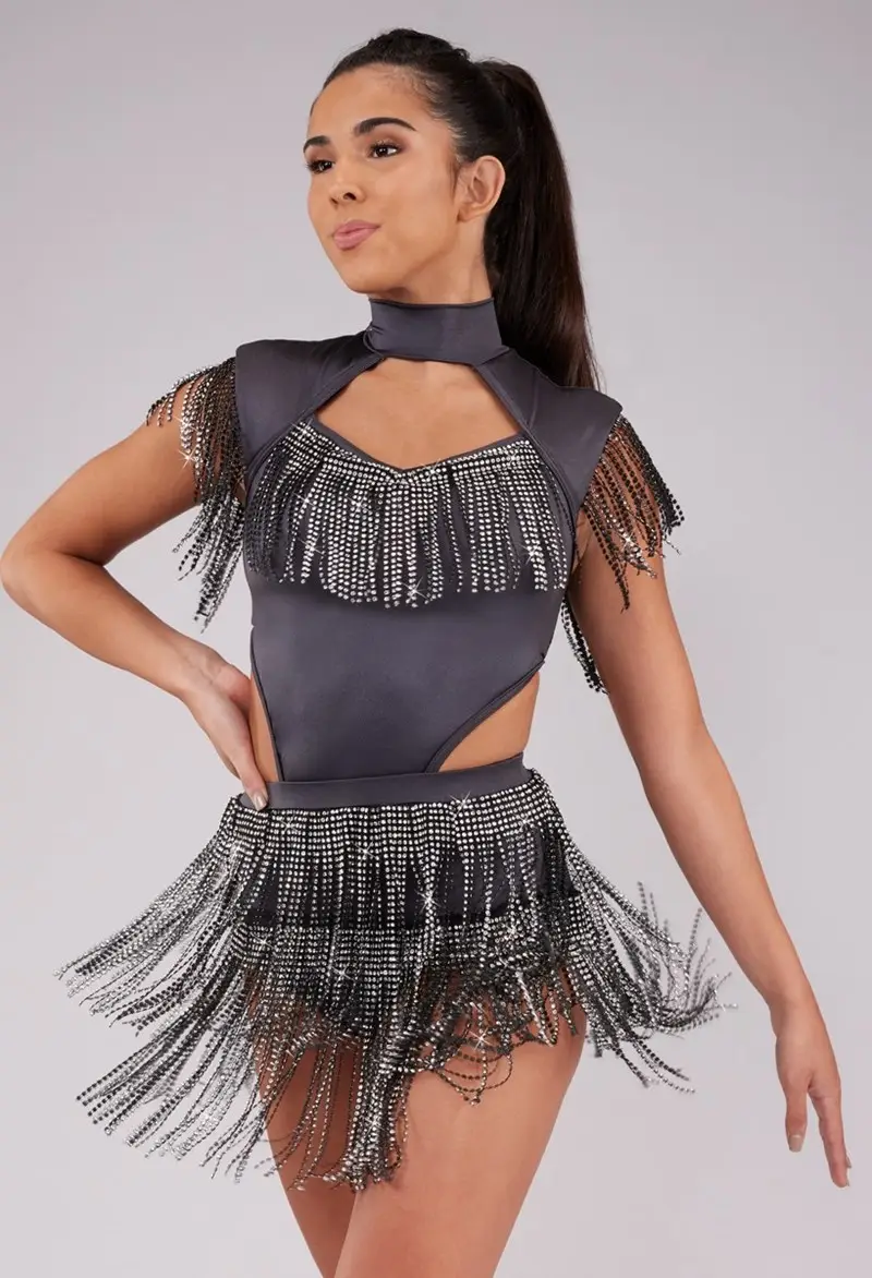 Rhinestone Fringe Dress Dance Costume | Weissman®