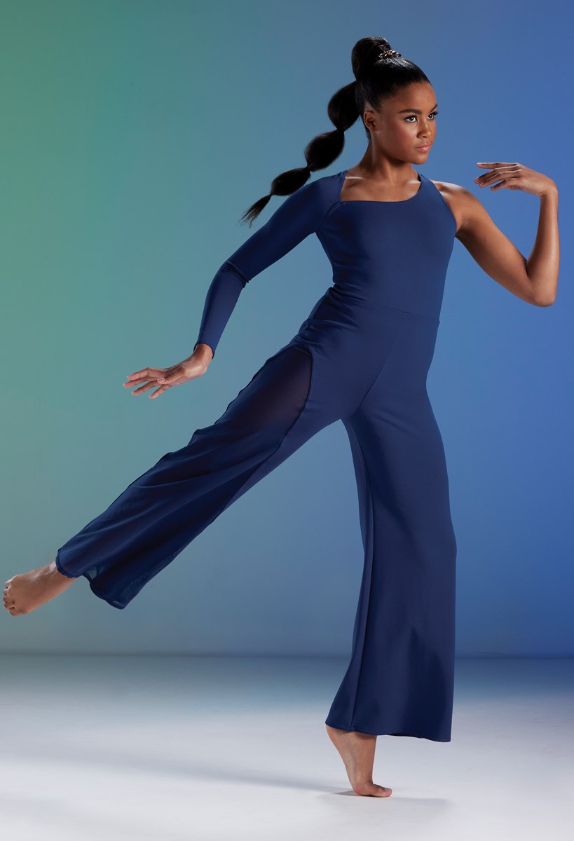Asymmetric Exaggerated Jumpsuit | Weissman®