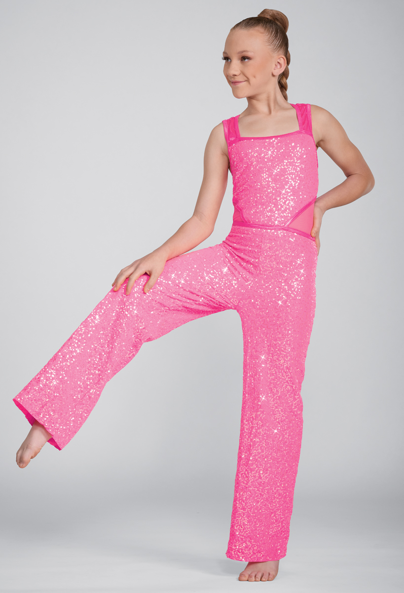 Pink Sequin Jumpsuit Amazon Buy Women's Sequin V-Neck Leopard