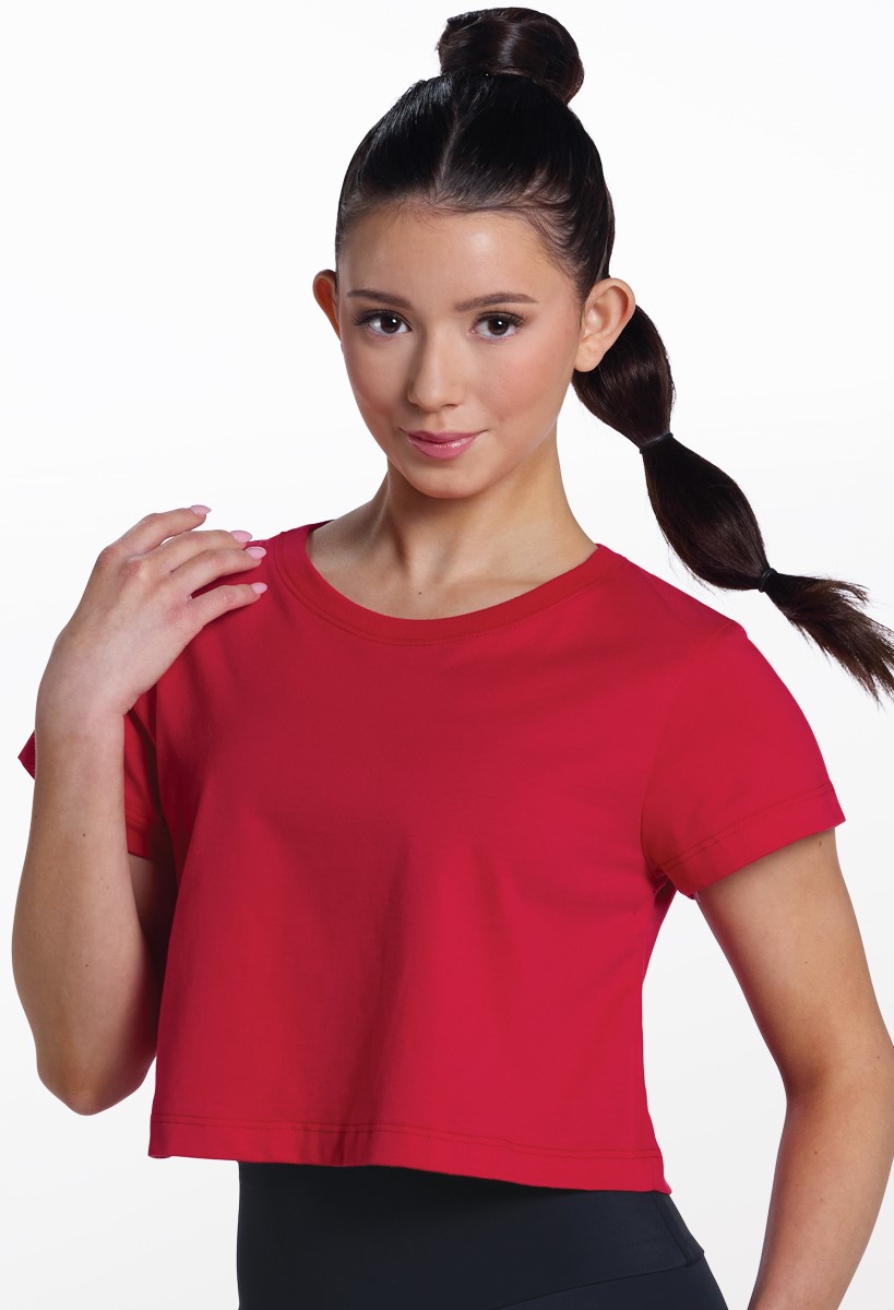 Crew Neck All-Cotton Tee for Dance | Balera™