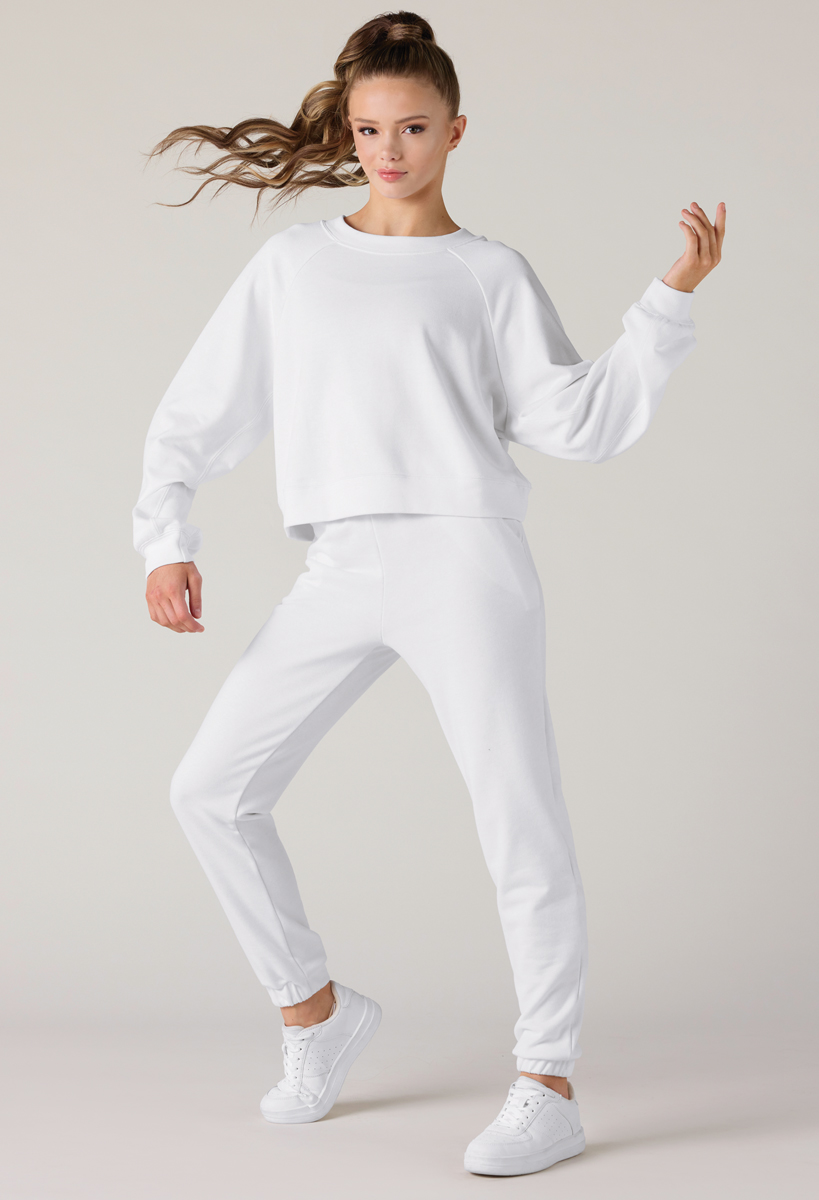 Soft Terry Raglan Sweatshirt for Dance | Weissman® Soft Terry Raglan Sweatshirt for Dance | Weissman®