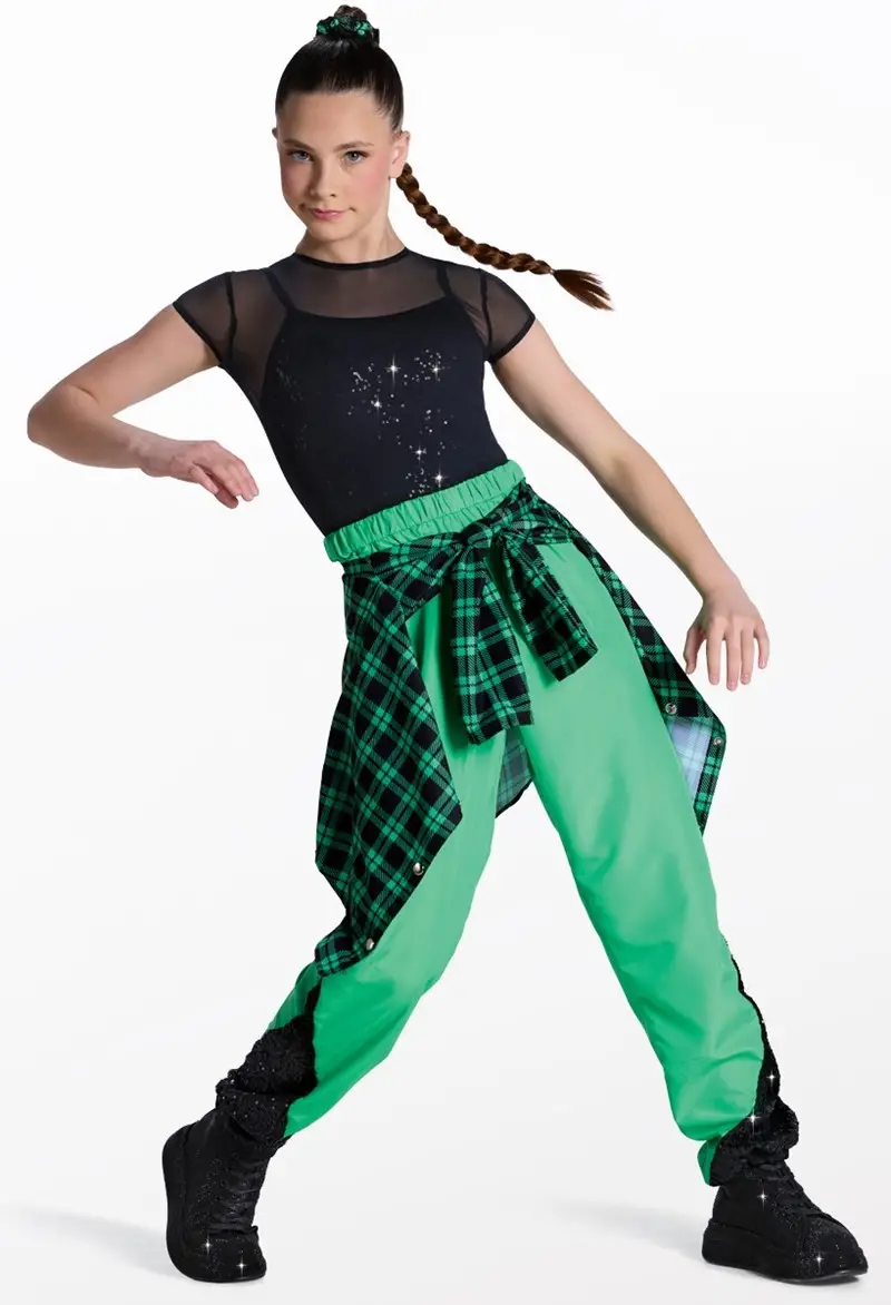 Plaid Flannel \u0026 Joggers Set for Dance | Weissman®, image size:800x1172