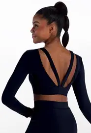 FlexTek Cutout Strap Crop Top