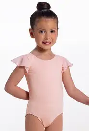 Fiona Flutter Sleeve Leotard