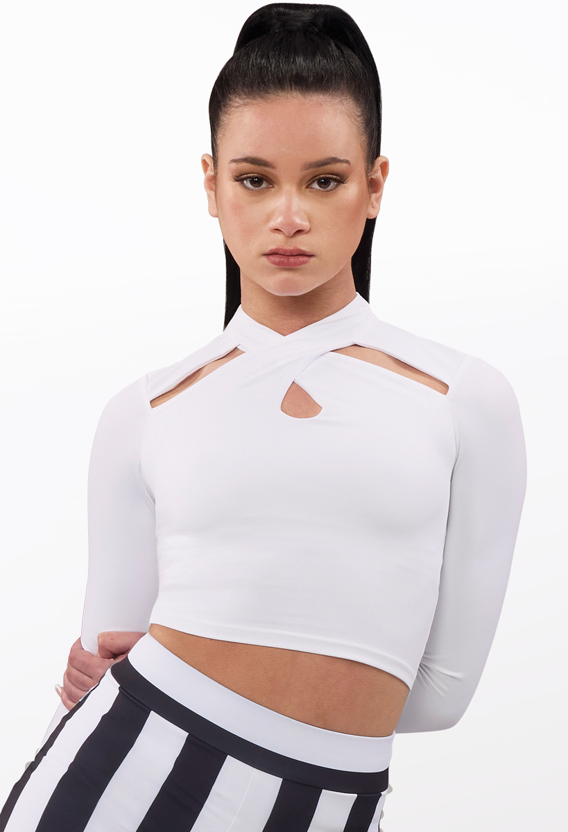 Elite MiXify Cutout Crop Top for Dance | Weissman®