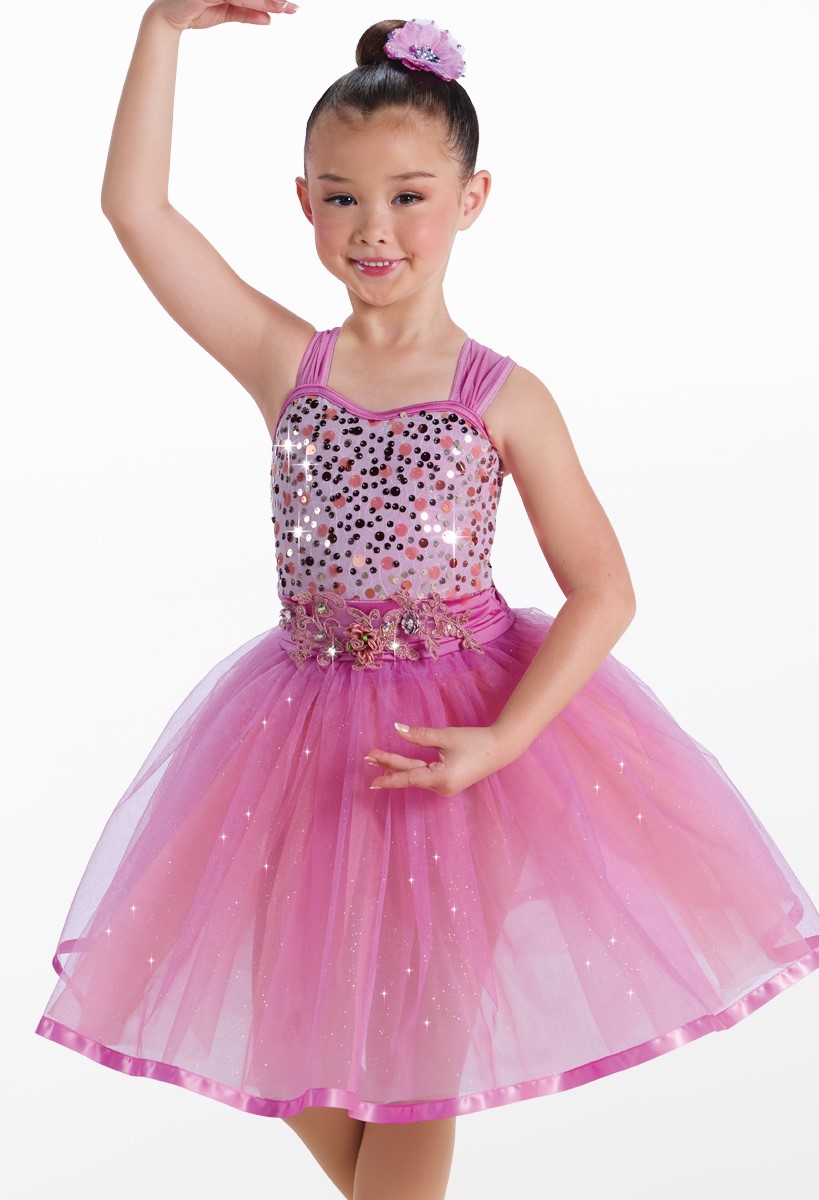 Gold Leaf Applique Dress Dance Costume | Weissman®