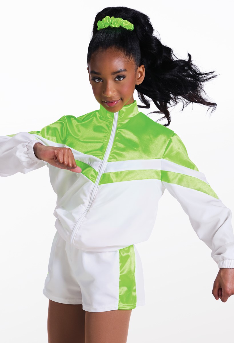 Satin-Trim Jacket & Shorts for Dance | Weissman®