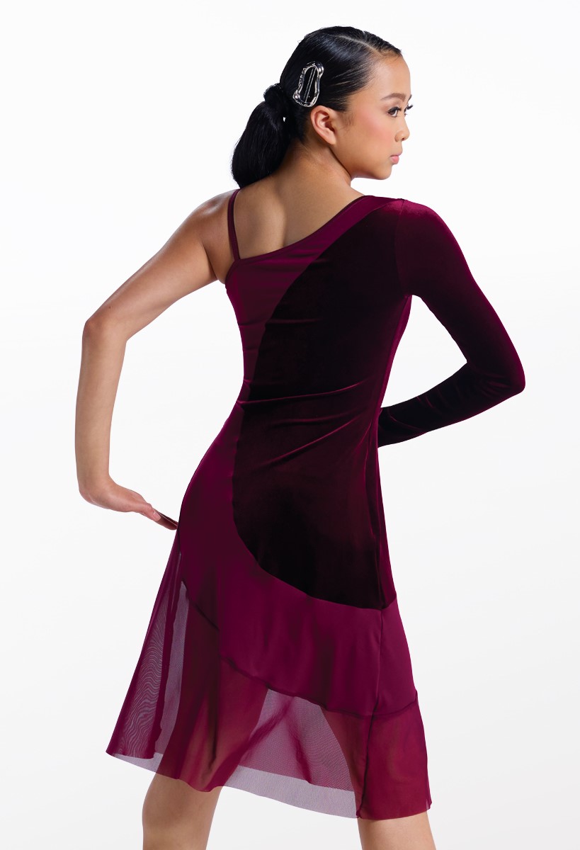 One-Sleeve Midi Dress Dance Costume | Weissman®