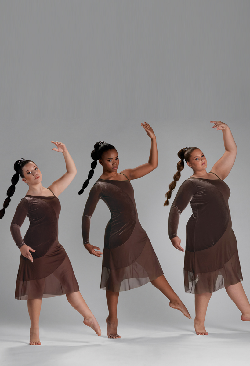 One-Sleeve Midi Dress Dance Costume | Weissman®