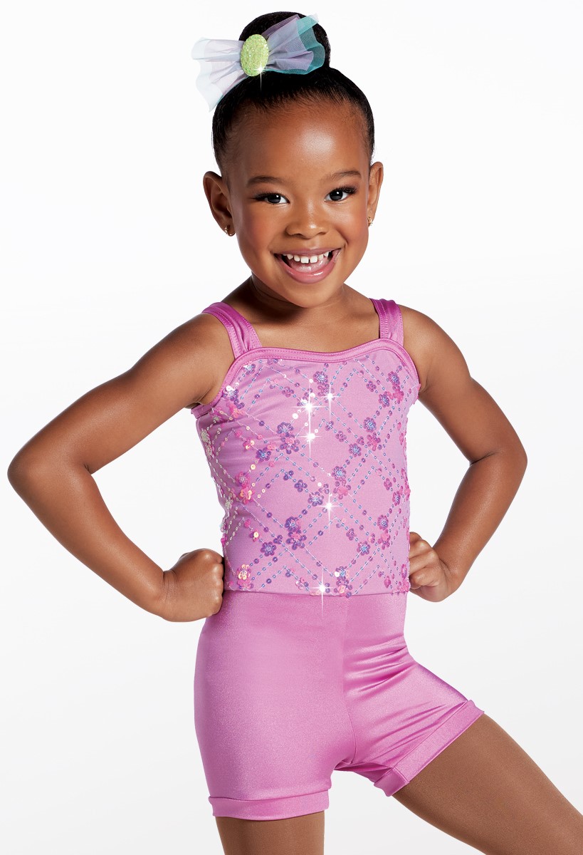 Floral Crosshatch Combo Dance Costume | Weissman®