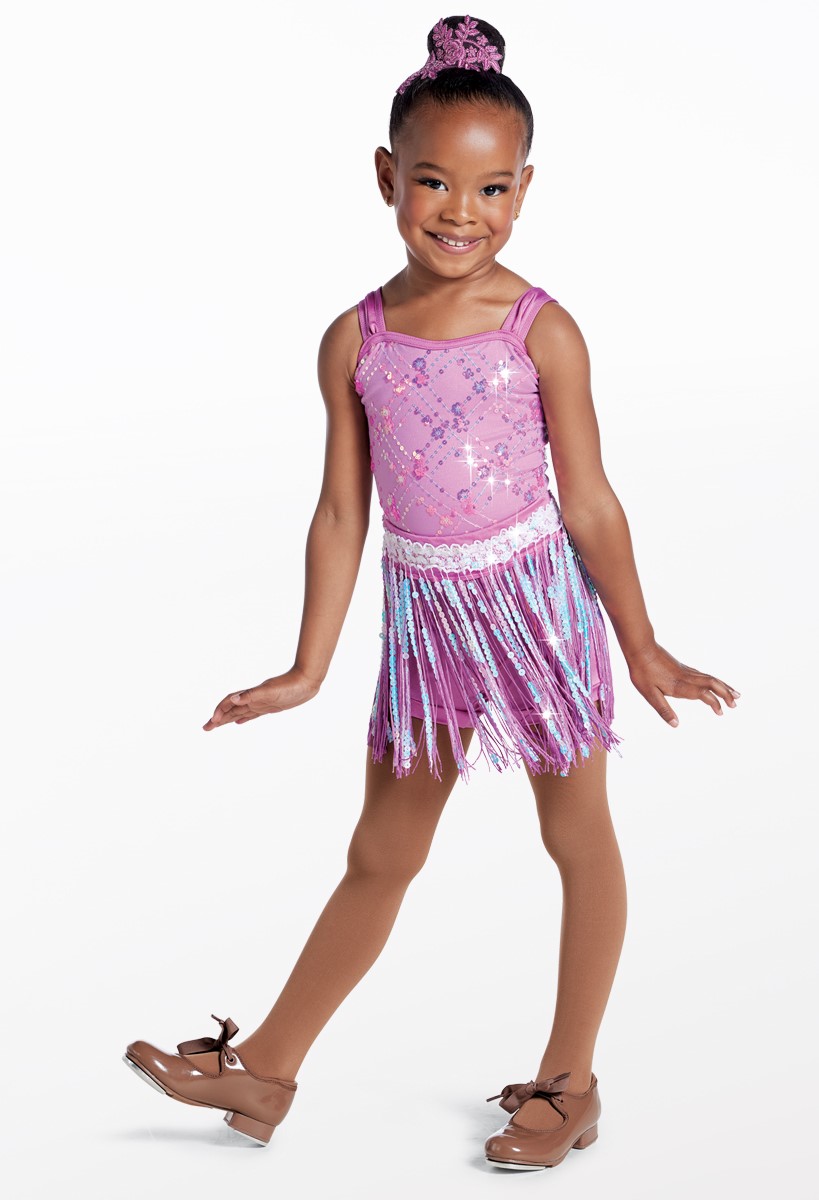 Floral Crosshatch Combo Dance Costume | Weissman®