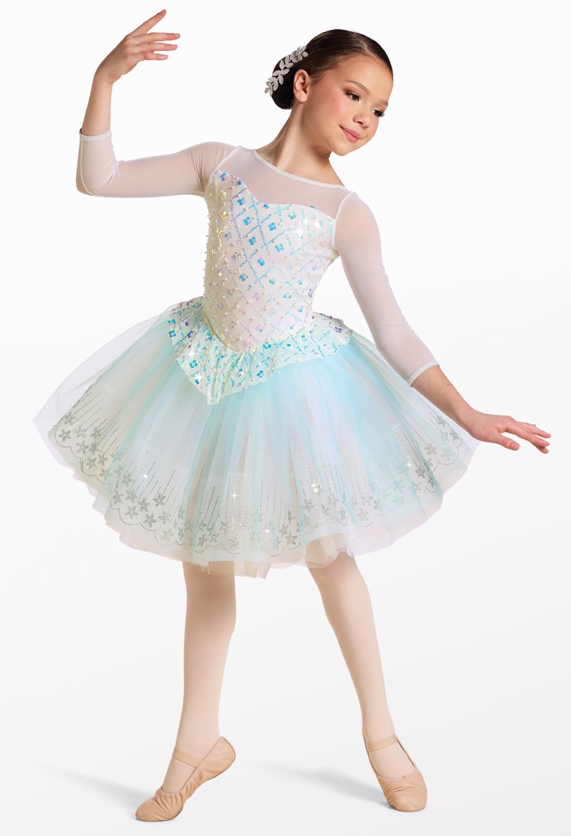 winter ballet dress Snow Waltz White Ballet Costume