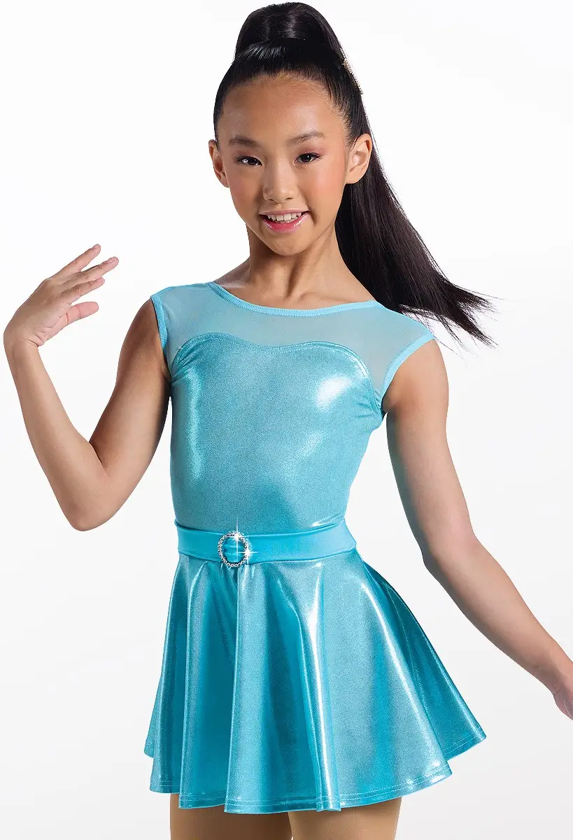 pastel blue mini dress Beyond Yoga SoftWash Linen Seaside Mini Dress