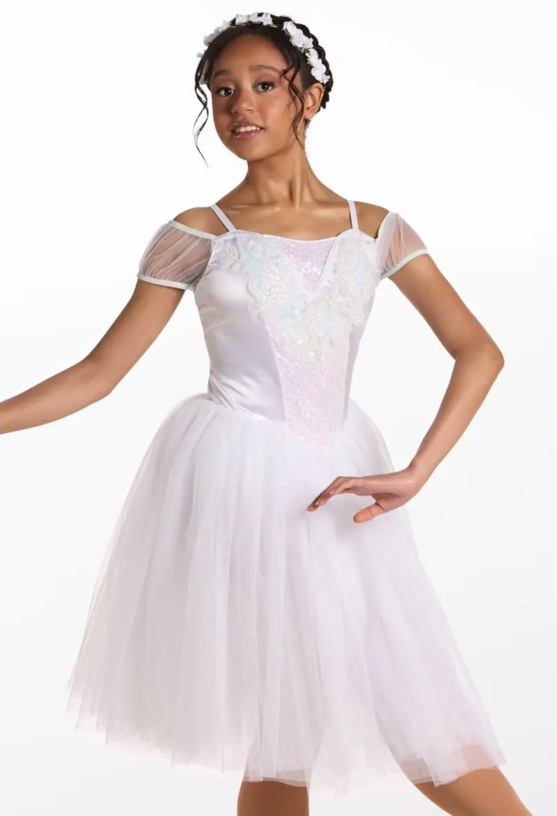 women's white ballet dress Swan Lake White Ballet Tutu Dress, 6T main image 1