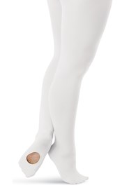 White Footless Tights For Women - 1 Count - Premium Fabric For Ultimate  Comfort - Bold & Versatile - Perfect For Fitness, Dance, & Everyday Wear,  One