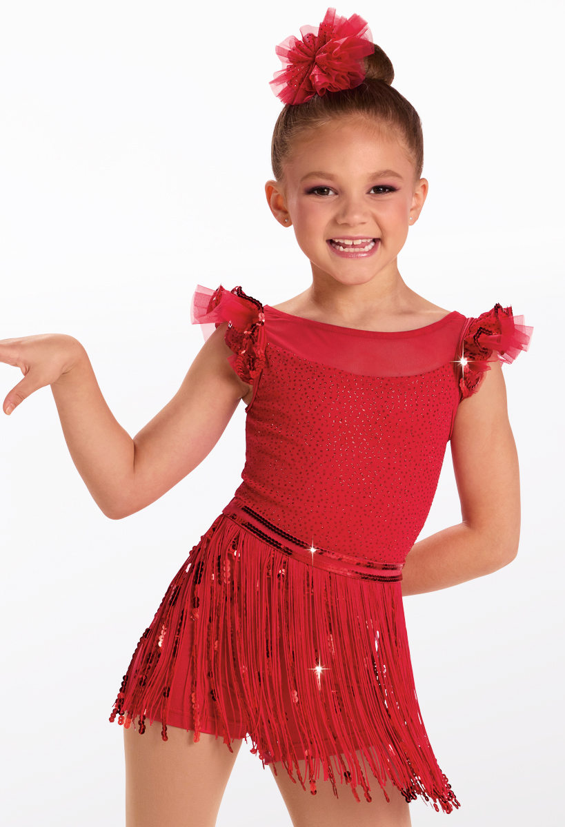 Glitter Dot & Sequin Fringe Jazz Dress | Weissman®