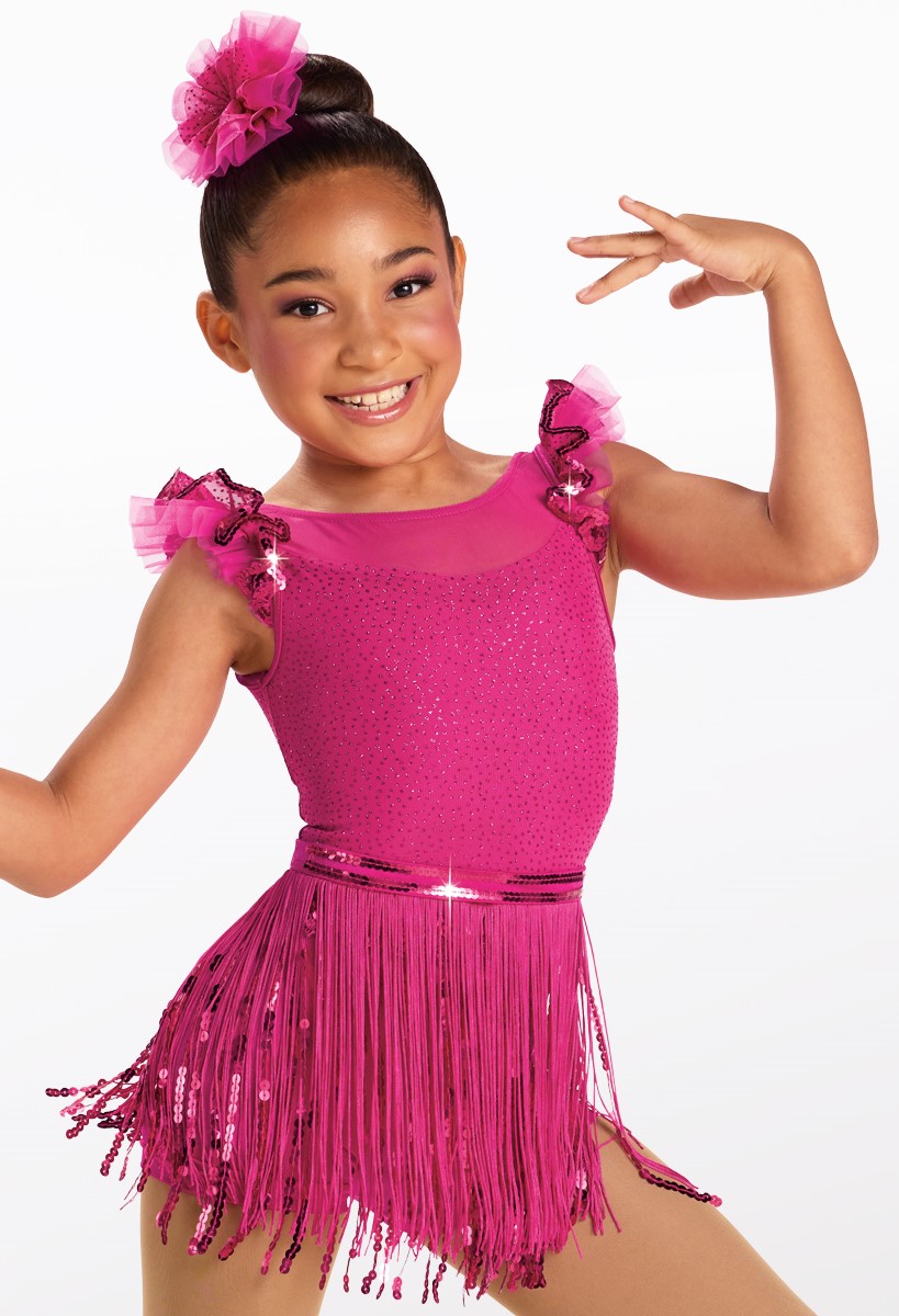 Glitter Dot & Sequin Fringe Jazz Dress | Weissman®